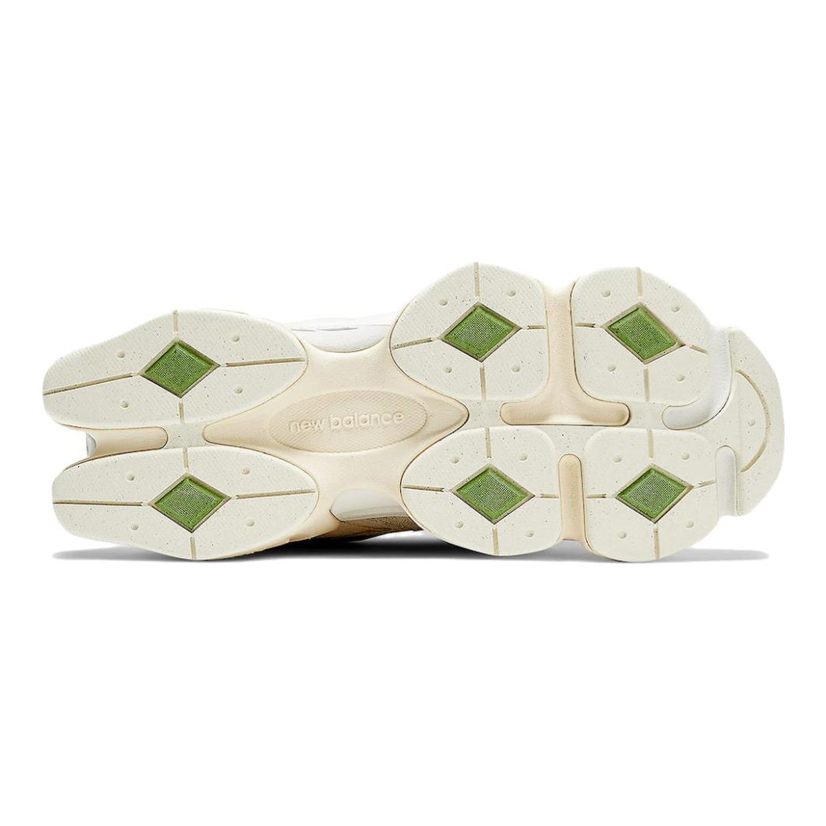 Bricks & Wood x New Balance 9060 Unisex Chunky Lifestyle Sneakers – Beige/Green