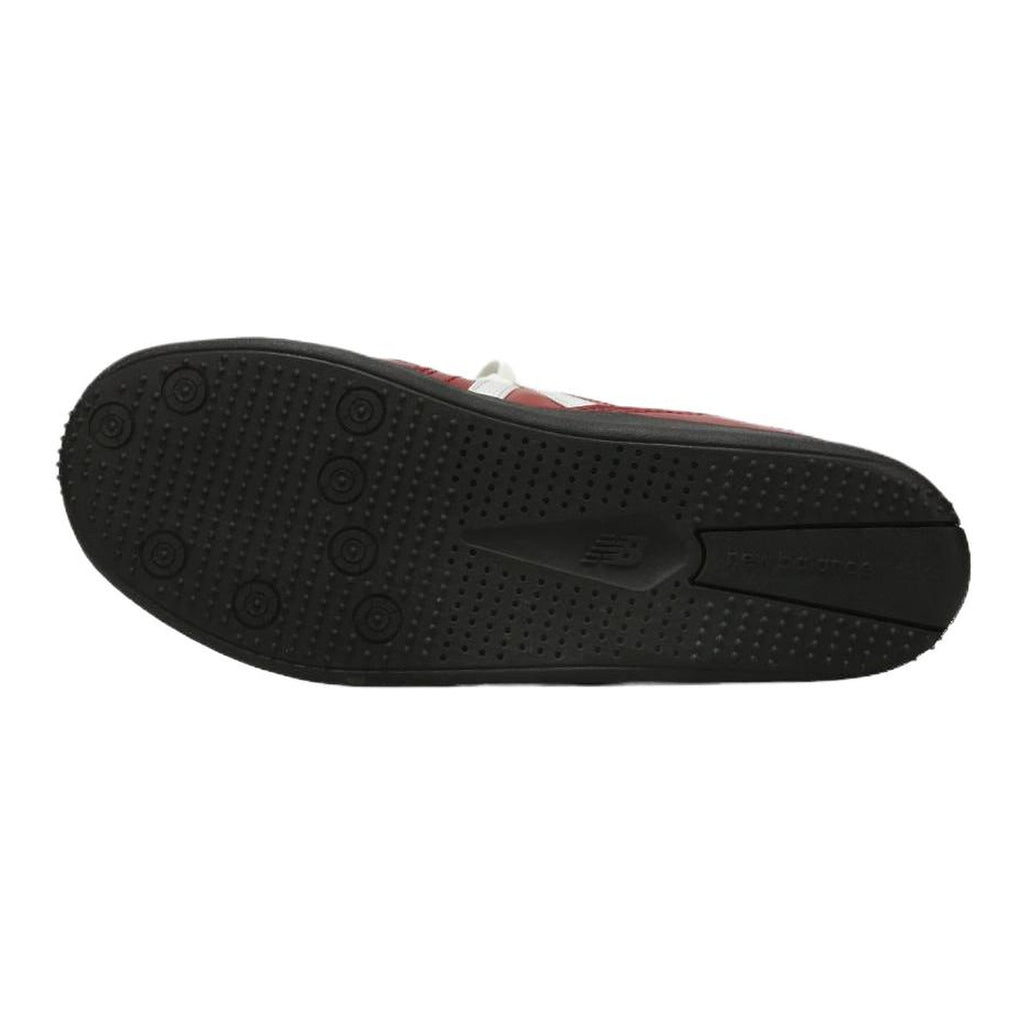 New Balance Flat Breeze Unisex Leather Slip-On Flats – Burgundy/White