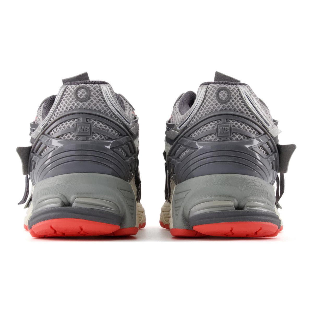 New Balance 1906A Unisex Mesh Lifestyle Running Sneakers – Grey/White/Red