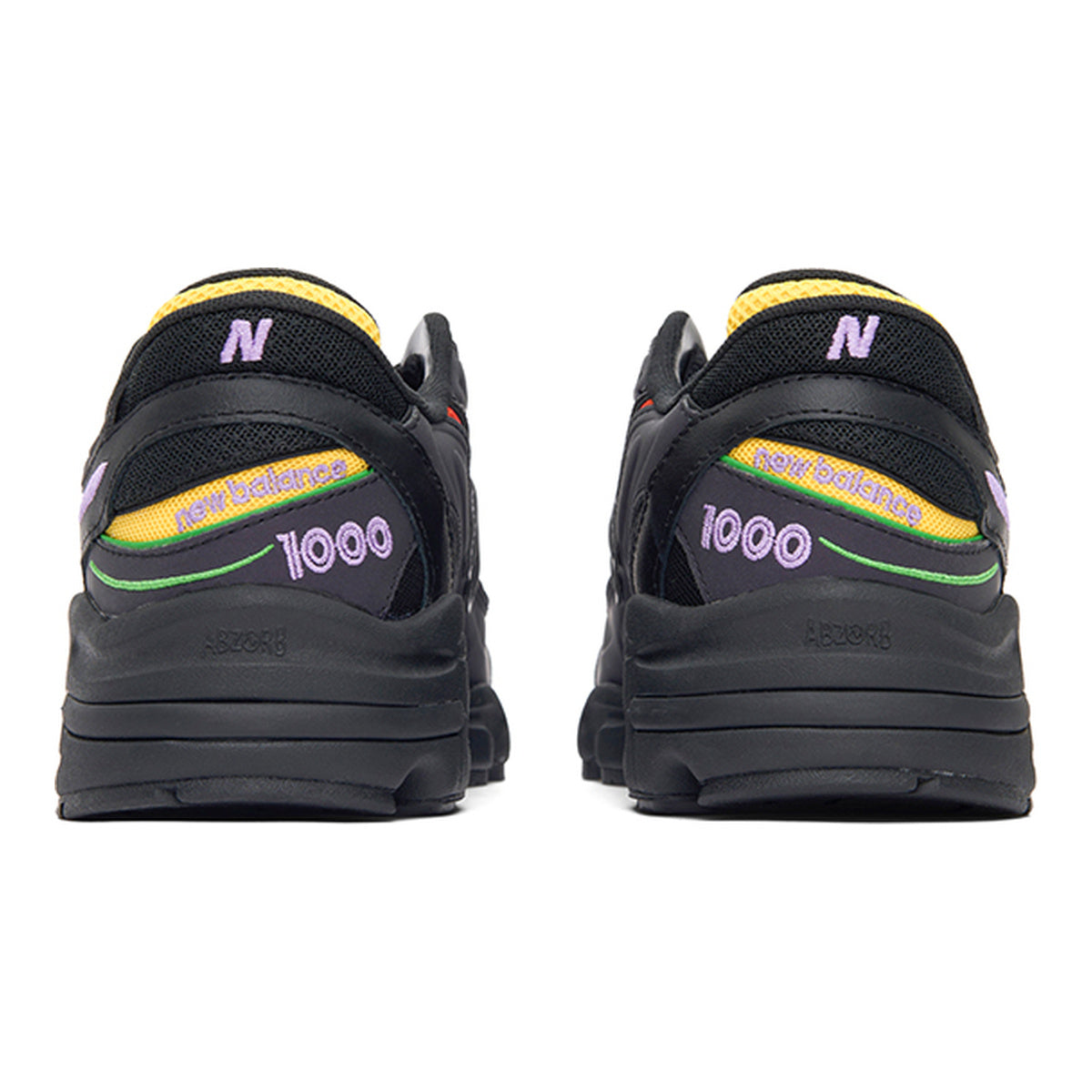 New Balance 1000 Unisex Running Shoes - Black