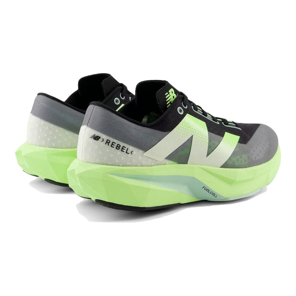 New Balance FuelCell Rebel v4 Unisex Lightweight Running Shoes – Grey/Lime