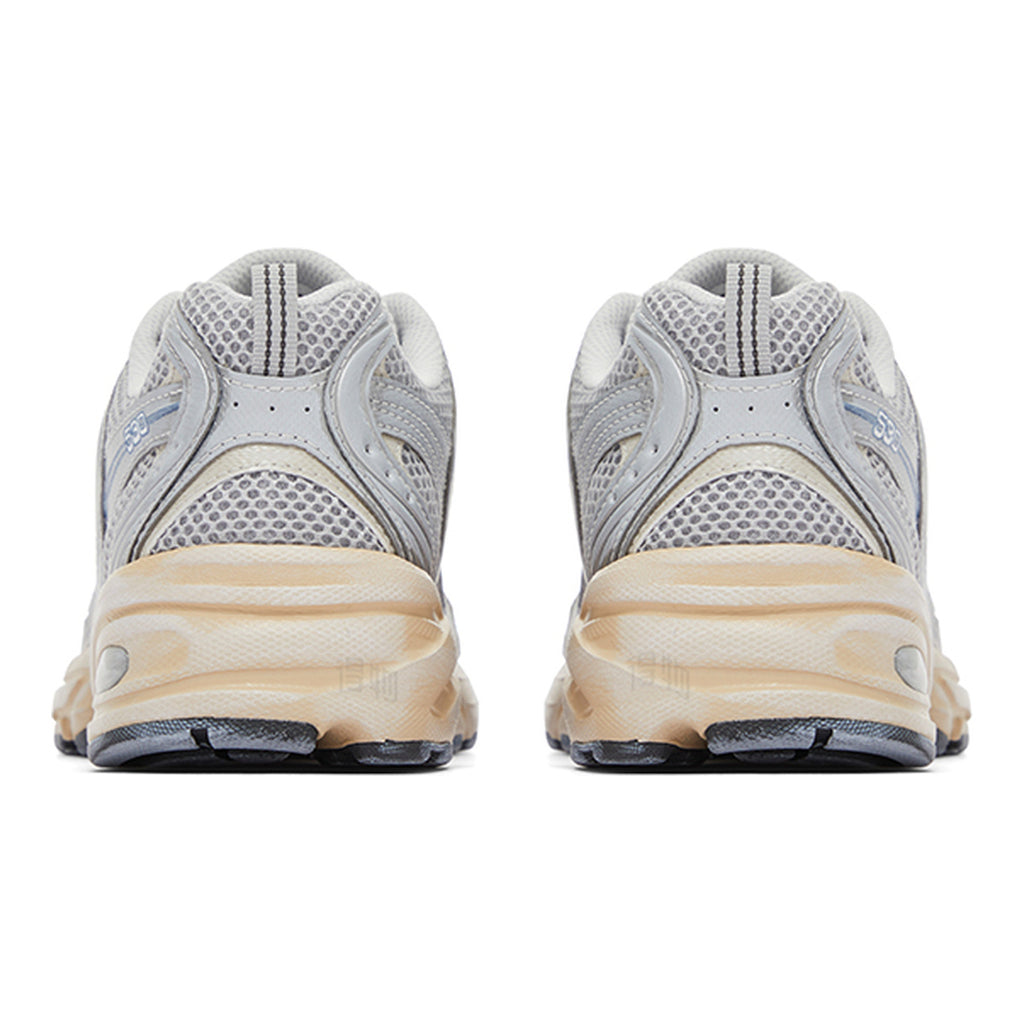 New Balance 530 Unisex Distressed Retro Running Shoes – Silver